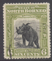 North Borneo Scott 142 - SG167, 1909 Pictorial 6c Cds Used - North Borneo (...-1963)