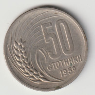 BULGARIA 1959: 50 Stotinki, KM 56 - Bulgarien