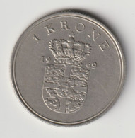 DANMARK 1969: 1 Krone, KM 851 - Danemark