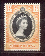 Northern Rhodesia 1953 - Michel Nr. 60 * - Rodesia Del Norte (...-1963)