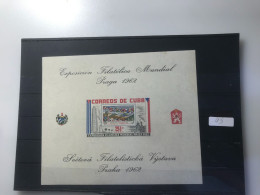Kuba   Briefmarken BLOCK 1962  ..28/45 - Hojas Y Bloques