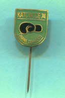 Boxing Box Boxen Pugilato - International Tournament Poland, Black Diamonds Katowice 1974. Vintage Pin  Badge  Abzeichen - Boksen