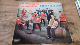 141/ ANDRE VERCHUREN  CHANSONS A BOIRE - Altri & Non Classificati