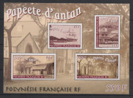 POLYNESIE - 2003 - Bloc Feuillet BF N°YT. 29 - Papeete D’antan - Neuf Luxe** / MNH / Postfrisch - Blocs-feuillets