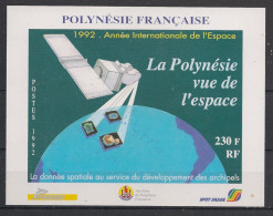 POLYNESIE - 1992 - Bloc Feuillet BF N°YT. 19 - Année De L’espace - Neuf Luxe** / MNH / Postfrisch - Blocs-feuillets
