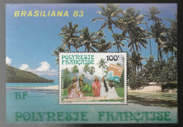 POLYNESIE - 1983 - Bloc Feuillet BF N°YT. 7  Brasiliana 83 - Neuf Luxe** / MNH / Postfrisch - Blocs-feuillets