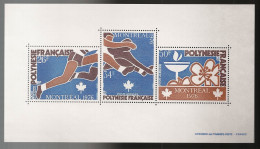 POLYNESIE - 1976 - Bloc Feuillet BF N°YT. 3 - Olympics - Neuf Luxe** / MNH / Postfrisch - Blocchi & Foglietti
