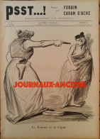 1898 AFFAIRE DREYFUS - EMILE ZOLA - LA FOURMI ET LA CIGALE - LA MERE HUMANITE - JOURNAL PSST...! - CARAN D'ACHE - FORAIN - 1850 - 1899