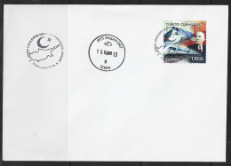 2013 - SPECIAL DATE STAMP COVER - TRNC (TURKISH CYPRUS) NATIONAL STAMP EXHIBITION - 15 NOVEMBER 2013 - FDC - FDC
