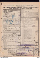 940/27 - LES GARES PRIVEES - Lettre De Voiture Gare De TRAZEGNIES Charbonnages De Courcelles-Nord En 1934 - Voir Griffe - Autres & Non Classés