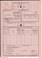 DDAA 774 - Docs De La Poste - Feuille D' Avis 101 - Ambulant BRUXELLES-LUXEMBOURG 1985 Avec Griffe NAMUR X - Linear Postmarks