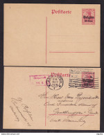594/37 --  Entier Postal Occup. Allemande No 7 - Neuf Et Usé ANTWERPEN 1917 - Catalogue SBEP 10 + 20 EUR - Briefkaarten 1909-1934