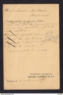 526/37 --  Collection TOURNAI - 3 X Entier Postal Ou Carte TOURNAI 1891/1895 - Repiquage Desclée Lefebvre § Cie - Tarjetas 1871-1909