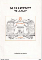 30/963 - De Paardepost Te AALST, Par Willy De Doncker ,Uitgave Land Van Aalst , 24 Pg - Etat TTB - Prefilatelie
