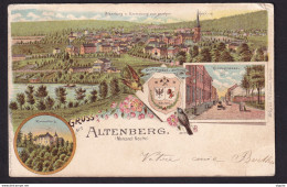 DDBB 839 - CANTONS DE L'EST - Carte-Vue Gruss Aus ALTENBERG (MORESNET Neutre) - TP Armoiries VERVIERS 1904 - Blieberg