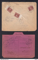 277/31 -- EGYPT Registered Envelope Fouad Stamps For 30 Mills WASTA 1932 - AR Form Cancelled BANI SUEF - Cartas & Documentos