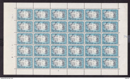 920 DT - Feuille Complète TP Ministres Des Transports  COB 1253 - Neufs Sans Charnières - Variété COB -Fraicheur Postale - 1961-1970