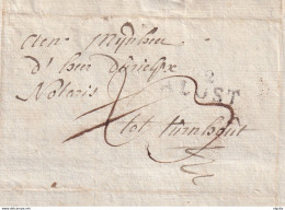 DDDD 521 - Lettre Précurseur 92 ALOST 1803 Vers Notaris Dierickx à TURNHOUT - Signée Denede - Port 2 Barré 3 Décimes - 1794-1814 (Periodo Francese)