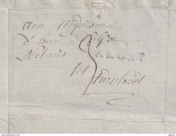 DDDD 520 - Lettre Précurseur 92 ALOST 1803 Vers Notaris Dierickx à TURNHOUT - Signée Denede - Port 3 Décimes - 1794-1814 (Période Française)