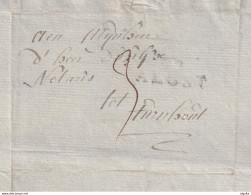 DDDD 520 - Lettre Précurseur 92 ALOST 1803 Vers Notaris Dierickx à TURNHOUT - Signée Denede - Port 3 Décimes - 1794-1814 (French Period)