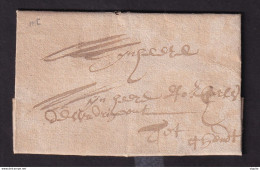 DDDD 159 -- Lettre Précurseur DOORNICK TOURNAI 1641 Vers De Watripont à GENDT - Bel état De Conservation - 1621-1713 (Países Bajos Españoles)