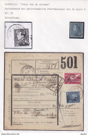 DDEE 445 -- Formule De Colis Militaire En EXPRES - TP Chemin De Fer M + TP Poortman SART DAME AVELINES 1940 - Documents & Fragments