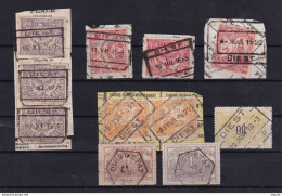 018/39 - Collection DIEST - Ensemble De 11 Timbres Chemins De Fer (TR) Depuis 1889 - Altri & Non Classificati