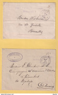 DDEE 746 - Collection De Cachets De FORTUNE De TOURNAI 1918/1919 - TB Ensemble De 15 Documents + Divers - Fortune Cancels (1919)