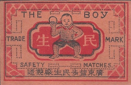 Matchbox Labels Phillumeny ET000531 - China The Boy - Zündholzschachteletiketten