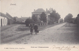 ZOERSEL 1905 ZICHT AAN 'T GEMEENTEHUIS MET KINDEREN - HOELEN KAPELLEN 465 - Zoersel