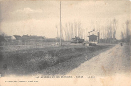 CPA 89 AUXERRE ET SES ENVIRONS / SENAN / LA GARE / TRAIN - Andere & Zonder Classificatie