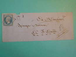 DF 12  FRANCE   BELLE  LETTRE  1867 ST AVOLD +N° 22 +CACHET Q +  AFF.  INTERESSANT+ - 1849-1876: Periodo Clásico