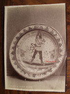 Photo 1880's Tirage Albuminé Albumen Print Vintage Musée De Cluny Art Vaisselle Assiette - Old (before 1900)