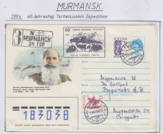 Russia 60. Jahrestag Tschelsjuskin Expedition Ca Murmansk 13.2.1994 (FN190A) - Events & Gedenkfeiern