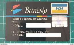 SPAIN CREDIT CARD BANESTO 02/93 - Credit Cards (Exp. Date Min. 10 Years)