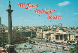 4 AK England * London - Trafalgar Square And Nelson's Column * - Trafalgar Square