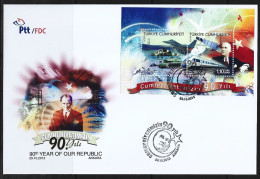 2013 - 90TYH YEAR OF TURKISH REPUBLIC  - 29TH OCTOBER 2013 - FDC - FDC