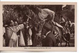 Carte Postale Ancienne Amélie Les Bains - Fêtes De Saint Eloi. Muletiers Catalans à La Bénédiction - Amélie-les-Bains-Palalda