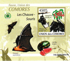 COMORES  2009  MNH  "BATS" - Fledermäuse