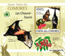 COMORES  2009  MNH  "BATS" - Vleermuizen