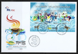 2013 - MERSIN MEDITTEREAN GAMES  - 10TH JUNE 2013 - FDC - FDC