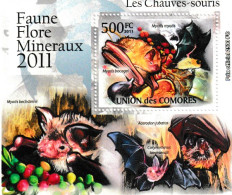 COMORES  2011  MNH  "BATS" - Vleermuizen