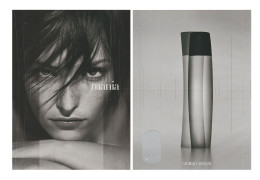 Publicité Papier - Advertising Paper - Armani Recto Verso - Publicités Parfum (journaux)