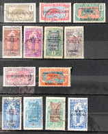 Lot De 13 Timbres Oblitérés Oubangui-Shari - Gebruikt