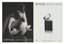 Publicité Papier - Advertising Paper - Armani 2 Pages - Advertisings (gazettes)