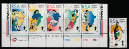 AFRIQUE Du SUD - N°896/901 ** (1995) Football : Coupe D'Afrique Des Nations - Ungebraucht