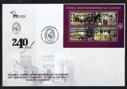 2013 - 240TH ANNIVERSARY OF ISTANBUL TECHNICAL UNIVERSITY  - 24TH MAY 2013 - FDC - FDC