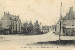 - Dpts Div -ref-BM37- Indre Et Loire - Semblançay - Entrée Du Bourg - - Semblançay