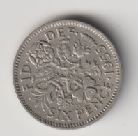 GREAT BRITAIN 1955: 6 Pence, KM 903 - H. 6 Pence