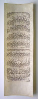 Antique Torah Bible Manuscript Fragment From Europe - Manuscrits